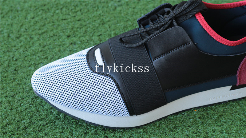 Balenciaga Race Runner Sneaker White Black